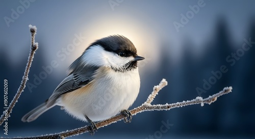 great tit on a branch