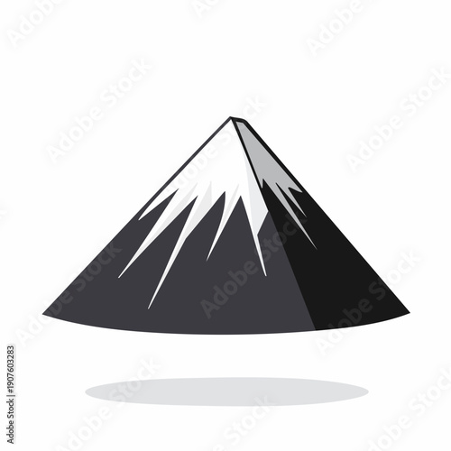 vector illustration of a mountain