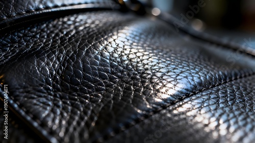 BlackLeatherTextureCloseUp