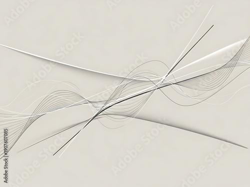 Wallpaper Mural Abstract lines and waves graphic design for backgrounds and commercial use Torontodigital.ca