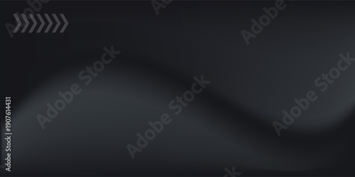 Elegant Black vector. Limbo dark grey spotlight background. Abstract 3d backdrop for product presentation. graphic shadow