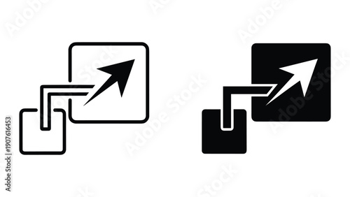 Share icon symbolizing data transfer and connectivity
