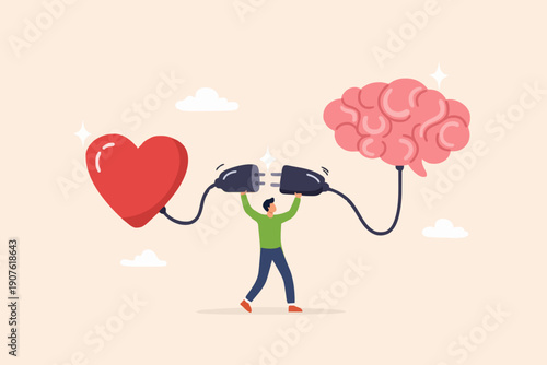 Wallpaper Mural Heart and Brain Connection Torontodigital.ca