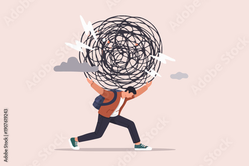 Person Carrying Heavy Burden