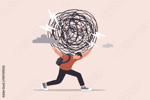 Person Carrying Heavy Burden