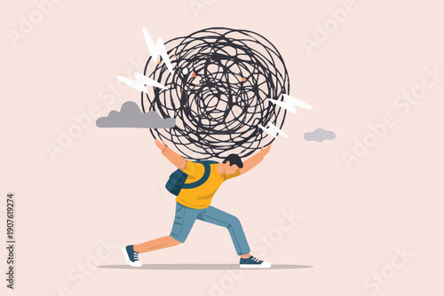 Person Carrying Heavy Burden