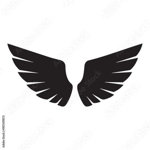 Angel Wings Symbol Logo Design
