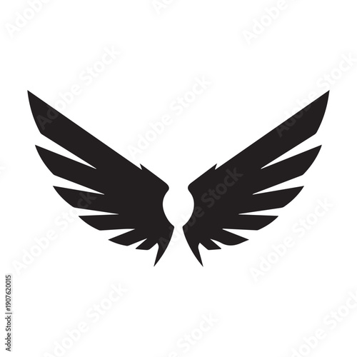 Angel Wings Symbol Logo Design