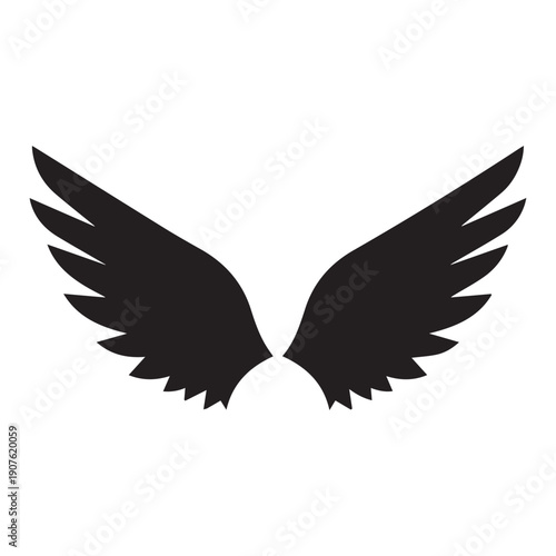 Angel Wings Symbol Logo Design