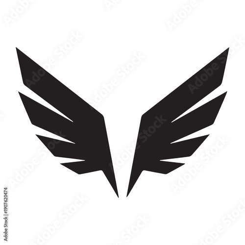 Angel Wings Symbol Logo Design