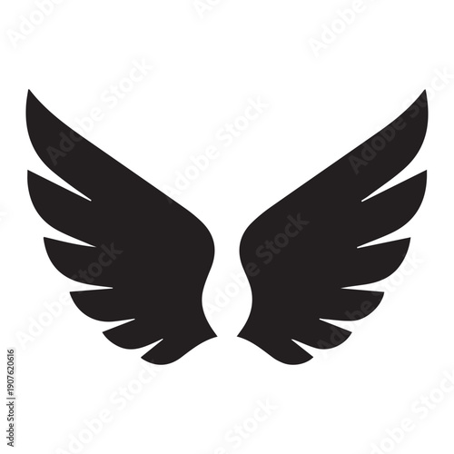 Angel Wings Symbol Logo Design