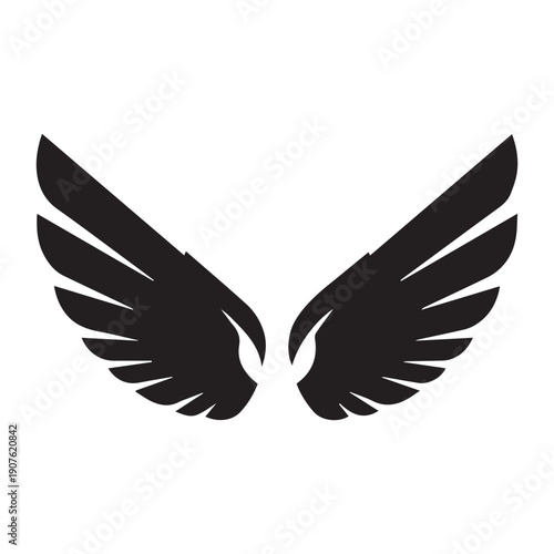 Angel Wings Symbol Logo Design