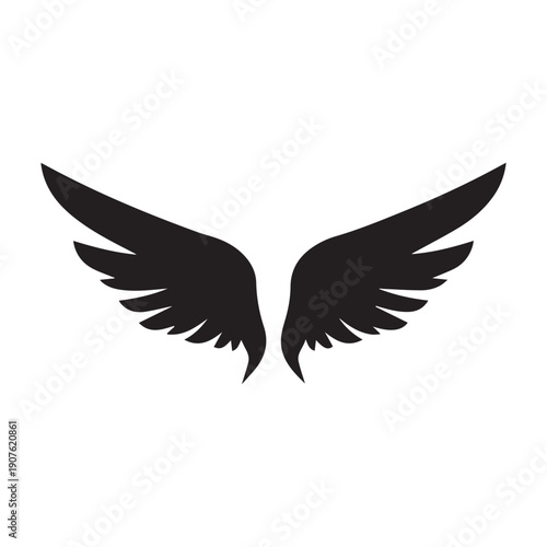 Angel Wings Symbol Logo Design