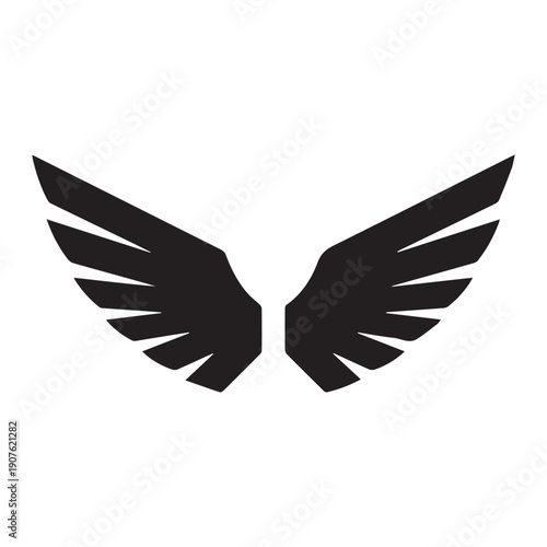 Angel Wings Symbol Logo Design