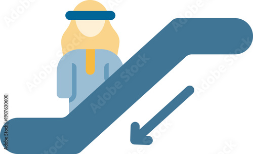 Escalator and moving staircase
