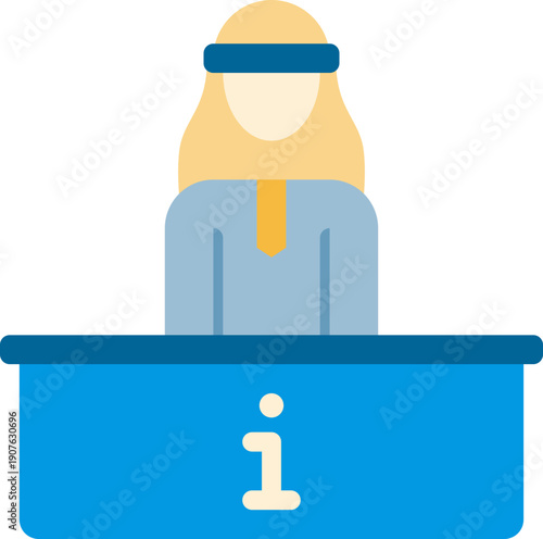 Information desk and help center