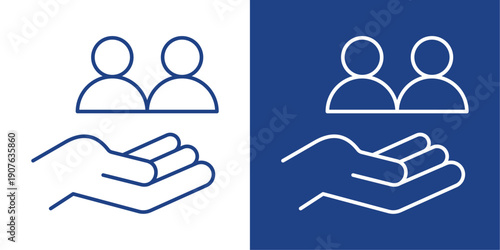 Consumer Blue And White Icon Style Collection