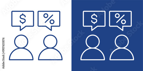 Bargain Blue And White Icon Style Collection