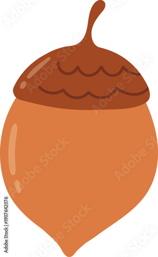 Autumn Cartoon Acorn Fruit