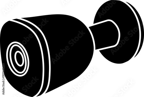 Security Camera CCTV Icon Sign Illustration
