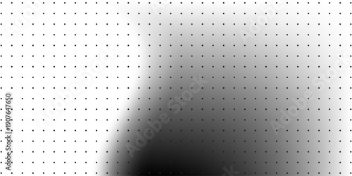 Grunge halftone gradient background. Faded grit noise texture. White and black sand wallpaper. Retro pixelated backdrop. Anime or manga style comic overlay.