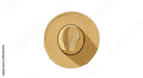 A gold medal with a circular design and a raised emblem in the center, viewed from directly above, showcasing a textured surface