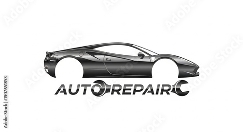 Automotive Repair Service Logo Design.