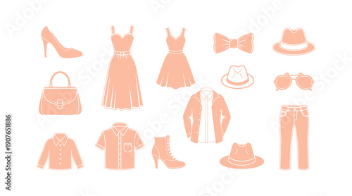 Clothing Set Featuring  Fashion Icons
