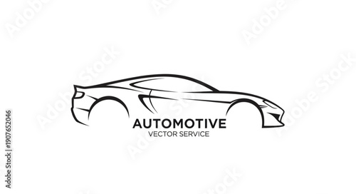 Automotive Sports Car Logo Design.