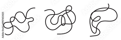 Abstract Organic Shapes Modern Minimal .Abstract illustration with organic colorful shapes and flowing lines, ideal for modern design, creative backgrounds, and contemporary visual concepts.
