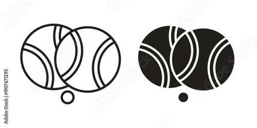 Petanque icons for web developers and designers,