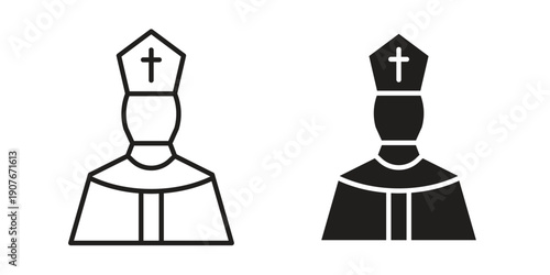 Pope icons for web developers and designers,