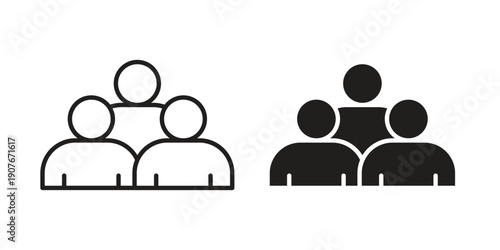 Population icons for web developers and designers,