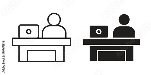 Reception icons for web developers and designers,