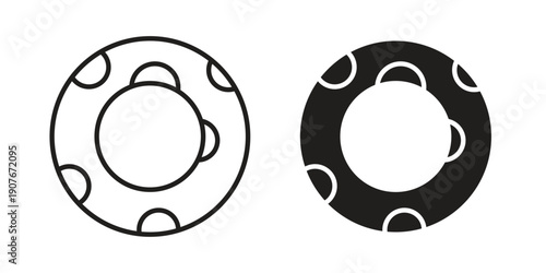 Rubber ring icons for web developers and designers,