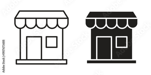 Store icons for web developers and designers,