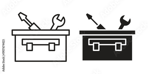 Toolbox icons for web developers and designers,