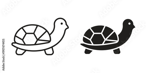 Tortoise icons for web developers and designers,