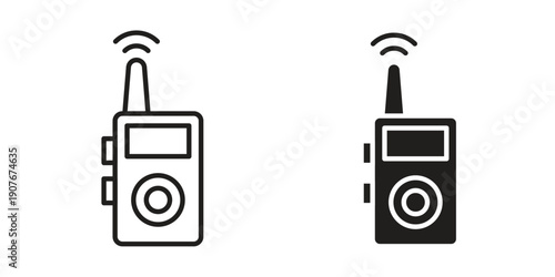 Transmitter icons for web developers and designers,