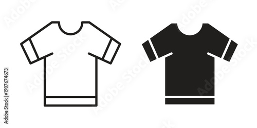 Tshirt icons for web developers and designers,