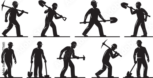 Community and Home Concept with Silhouetted Figures Gathered Together