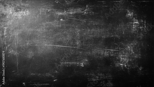 black texture grunge background, old vintage or antique distressed textured black background or aged chalkboard vector design. 
