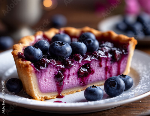 cheesecake with berries