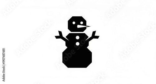 Geometric snowman