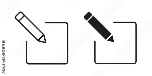 Register icons collection. Line vector sign, symbol for web and mobile