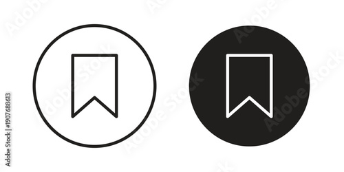 Save post icons collection. Line vector sign, symbol for web and mobile