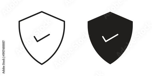 Security icons collection. Line vector sign, symbol for web and mobile