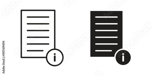 User guide icons collection. Line vector sign, symbol for web and mobile