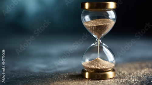 Classic Brass Hourglass wit...