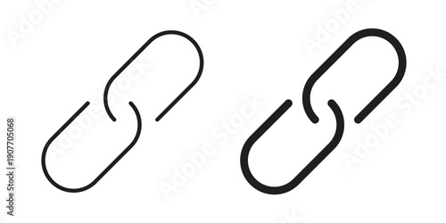 Link icon suitable vector symbol for graphic design, logo, web site, social media